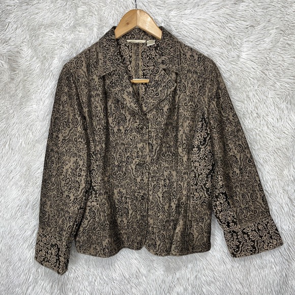 J. Jill Jackets & Blazers - J.Jill Womens Blazer Size L 12 Holiday Party‎ Designer Evening Wear